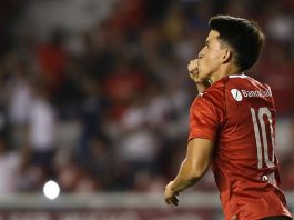 Fernando Gaibor festejo