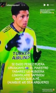 Sosa-Historia-IG-Enzo-Pérez-Selección-Uruguay-Maestro-Tabárez-Independiente-1