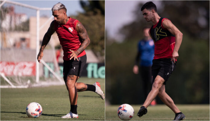 Damián-Batallini-Alan-Soñora-Independiente-Entrenamiento-Villa-Domínico