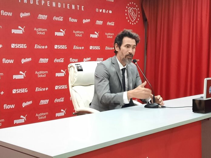 Eduardo-Domínguez-Conferencia-Prensa-Independiente-Aldosivi-Copa-Liga-Profesional-2022