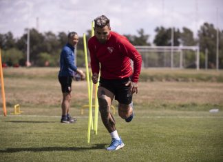 Damian Batallini entrenamiento Villa Dominico