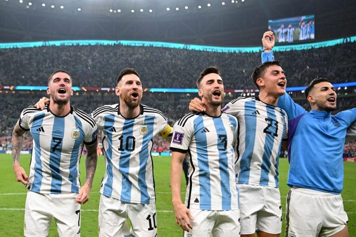 De Paul Messi Tagliafico Dybala Paredes