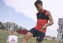 Tomas Pozzo entrenamiento