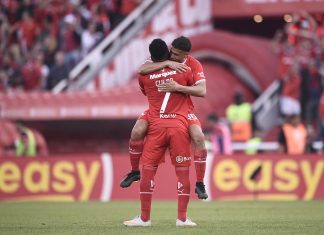 Cuero y Barcia gol Independiente