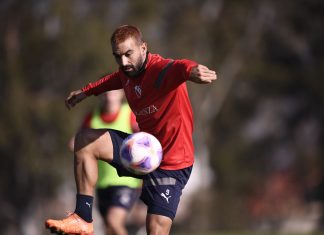Martin Cauteruccio entrenamiento