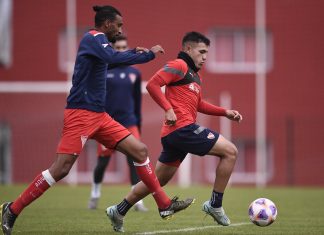 Nicolas Vallejo amistoso Independiente vs Los Andes