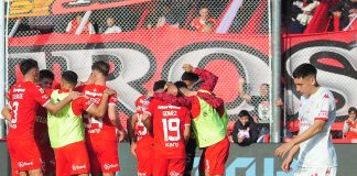 Festejo Independiente vs Huracan