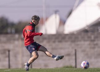 Santiago Lopez entrenamiento Villa Dominico