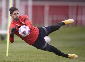 Rodrigo Rey entrenamiento Villa Dominico