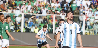 Nicolas Tagliafico gol Argentina Bolivia