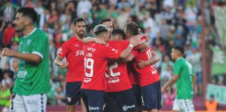 Festejo gol Independiente vs Laferrere