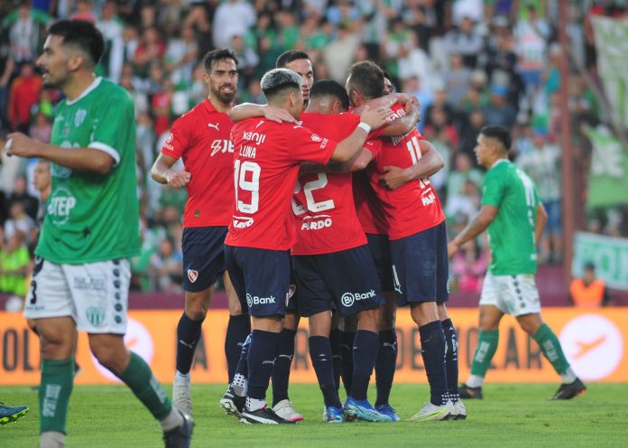 Festejo gol Independiente vs Laferrere