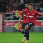 Festejo Sporle Canelo gol Independiente
