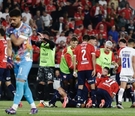 Festejo Independiente vs Godoy Cruz