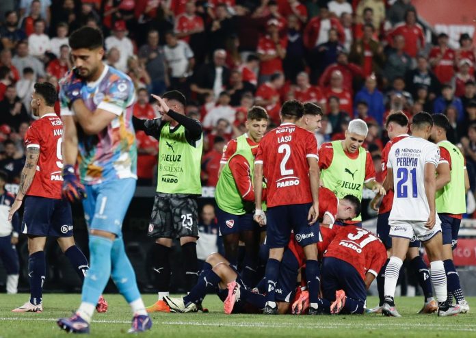 Festejo Independiente vs Godoy Cruz