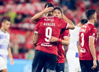 Avalos Loyola gol Independiente Defensor Sporting