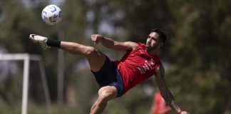 Gabriel Ávalos Independiente Entrenamiento