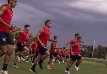 Iván Marcone Federico Vera entrenamiento