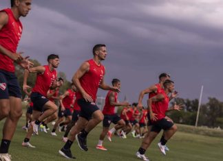 Iván Marcone Federico Vera entrenamiento