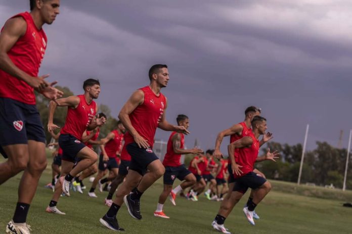 Iván Marcone Federico Vera entrenamiento