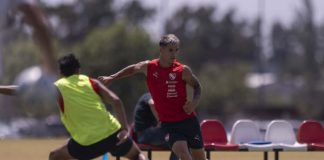 Santiago Salle entrenamiento