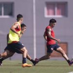 Rodrigo Fernández Cedrés entrenamiento