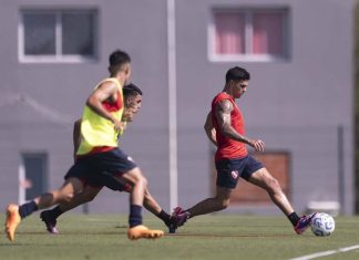 Rodrigo Fernández Cedrés entrenamiento