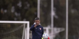 Julio Vaccari entrenamiento Independiente