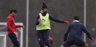 Gabriel Ávalos entrenamiento Independiente