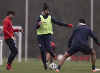 Gabriel Ávalos entrenamiento Independiente