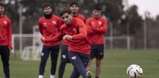 Walter Mazzantti entrenamiento Independiente