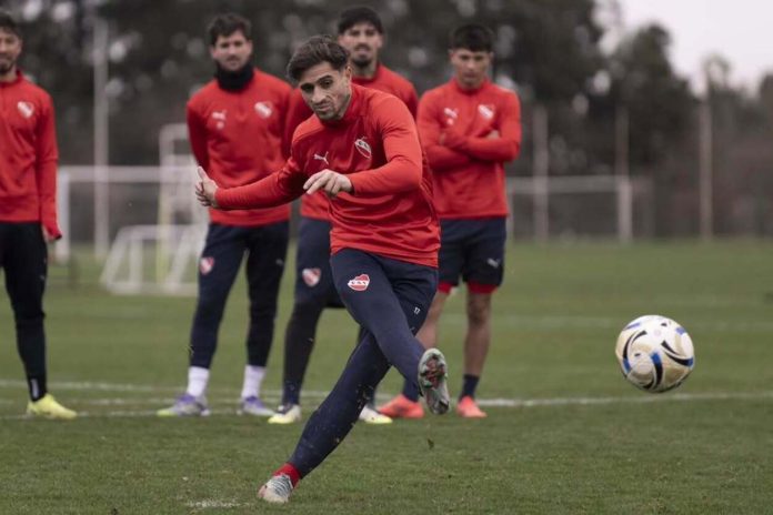 Walter Mazzantti entrenamiento Independiente