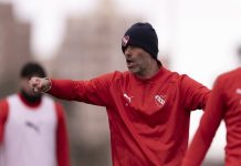 Julio Vaccari entrenamiento