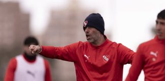 Julio Vaccari entrenamiento