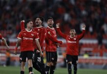 Después de la tormenta, vino la goleada Festejo Independiente Lomónaco Loyola Montiel Platense Torneo Clausura 2025