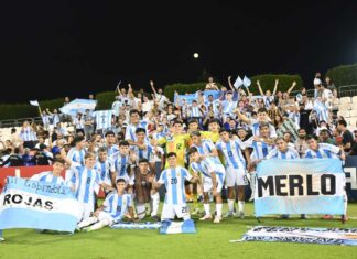 Closter, desde el banco y victoria Argentina en el Mundial Sub 17 Argentina-Sub-17-Festejo-Tunez-Mundial