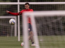 Independiente volvió a los entrenamientos abaldo-villa-dominico-independiente