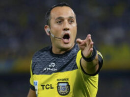 Espinoza, el árbitro con Deportivo Riestra fernando-espinoza-juez