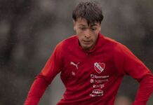 ¿Se mete en el once de Independiente? mateo-perez-curci-independiente-villa-dominico
