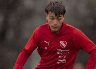 ¿Se mete en el once de Independiente? mateo-perez-curci-independiente-villa-dominico