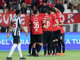 festejo-independiente-wanderers-amistoso-uruguay