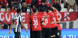 festejo-independiente-wanderers-amistoso-uruguay