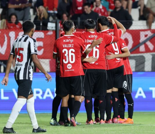 festejo-independiente-wanderers-amistoso-uruguay