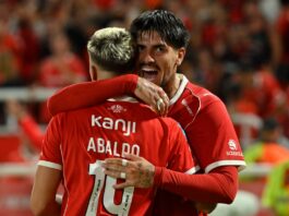 10 años después volvió a ganarle a Lanús en casa abaldo-lomonaco-independiente-lanus-festejo-apertura-2026