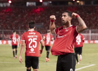 Independiente quiere mantener el invicto avalos-gol-lanus-independiente-2026