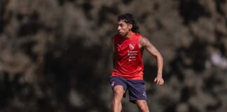 Con Cabral suspendido, ¿se les abre una puerta? luciano-cabral-entrenamiento-independiente-2026