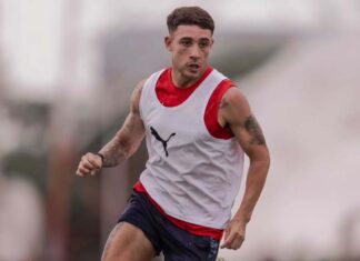 Sin Montiel, ¿quién? montiel-entrenamiento-2026