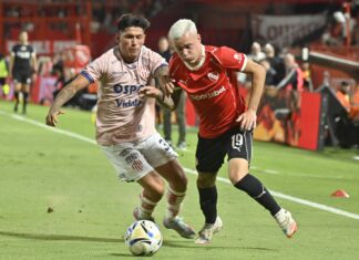 La última vez que empató 4-4 también fue con Unión Matías Abaldo Independiente Unión