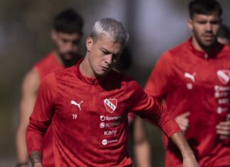 Concentrados vs. Atenas de Río Cuarto: comienza la Copa Argentina abaldo-entrenamiento-independiente-03-26