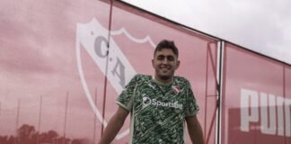 Mele, el segundo refuerzo del mercado de pases Santiago Mele Independiente presentación